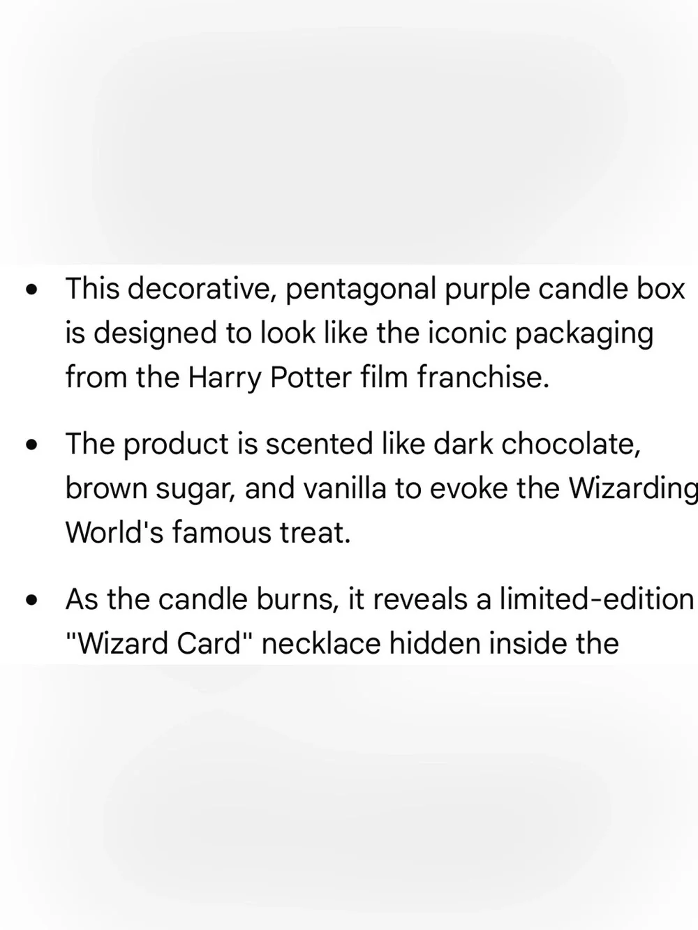 Chocolate Frog Tin - Purple and Gold Decorative Candle